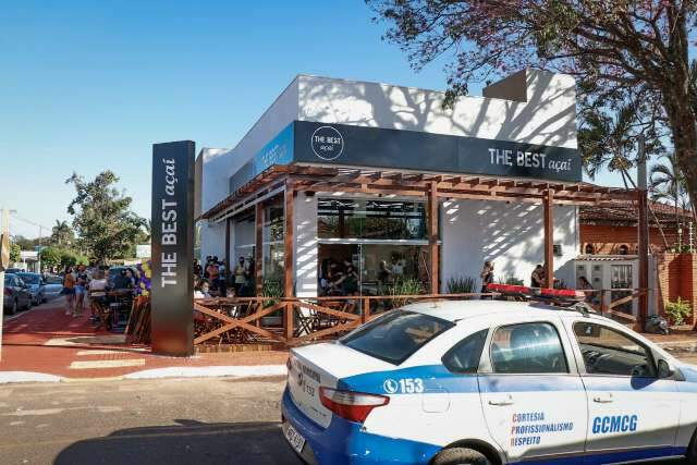 Guarda &eacute; acionada para fiscalizar aglomera&ccedil;&atilde;o em inaugura&ccedil;&atilde;o de franquia de a&ccedil;a&iacute;