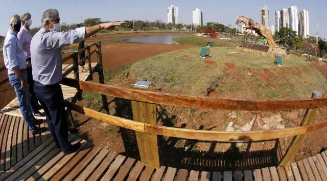 Seco, lago do Parque das Na&ccedil;&otilde;es entra na &uacute;ltima fase de revitaliza&ccedil;&atilde;o 