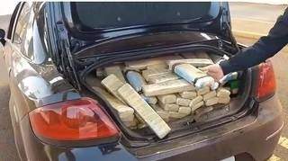 Dupla &eacute; presa com carga de maconha avaliada em R$ 731 mil na BR-060