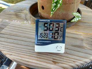 S&aacute;bado tem maior temperatura do ano, com sensa&ccedil;&atilde;o t&eacute;rmica de 50&deg;C