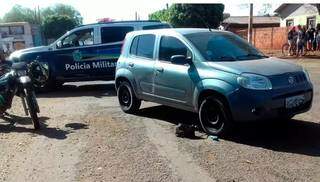 Motorista dp Fiat Uno foi preso em flagrante. (Foto: Idest)