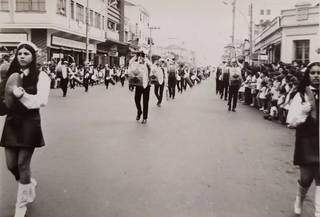 Banda tocando no desfile de 7 de Setembro (Foto: Arquivo Pessoal)
