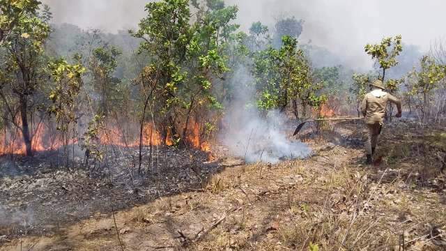 Al&eacute;m de Pantanal, fogo tamb&eacute;m consome regi&atilde;o da nascente do Rio Taquari