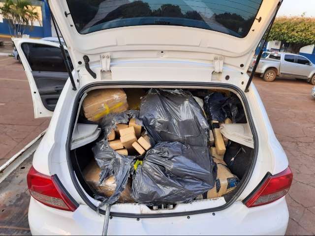 Ap&oacute;s persegui&ccedil;&atilde;o na BR-262, pol&iacute;cia apreende 489 quilos de maconha 