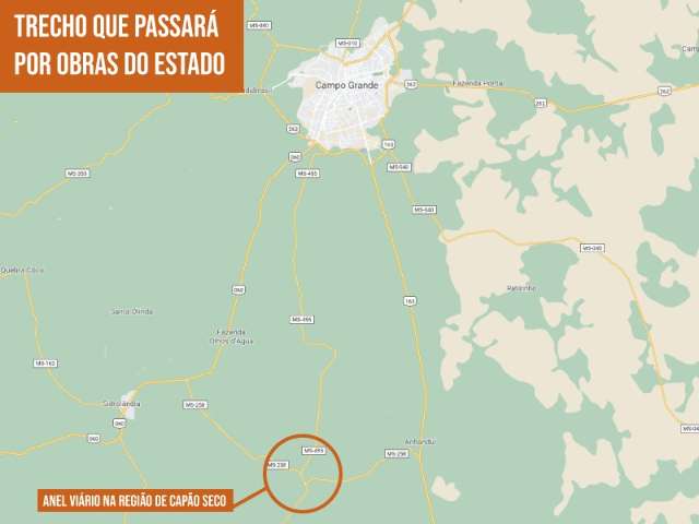 Governo licita R$ 5,8 milh&otilde;es para obra no anel vi&aacute;rio de Campo Grande