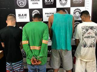 Quatro s&atilde;o presos com drone do PCC, pronto para transportar droga 