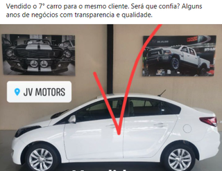 No Facebook, empresário comemora vendas de garagem de carros. (Foto: Reprodução)