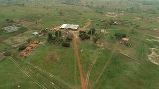 Fazenda Tranquerita, a 60 km de MS, de onde ex-vice-presidente foi sequestrado (Foto: ABC Color)