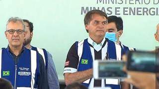 Bolsonaro chega à Paraíba para inauguração de complexo de produção de energia solar em Coremas. Foto: TV Brasil/Reprodução
