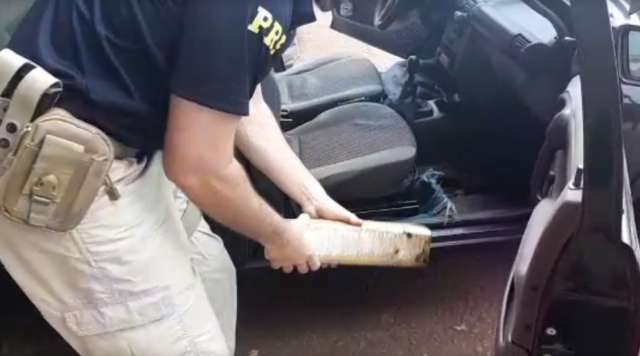 Maconha que seria levada at&eacute; MG &eacute; encontrada sob lataria de ve&iacute;culo na BR-163