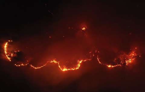 Fazendas de 68 milhões é uma das áreas que queimam em Mato Grosso do Sul