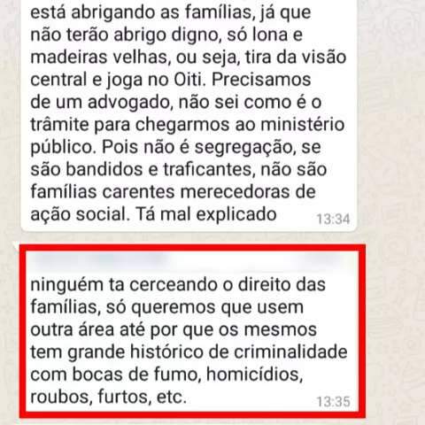 Vizinhos se mobilizam contra transfer&ecirc;ncia de fam&iacute;lias a residencial: &quot;bandidos&quot;