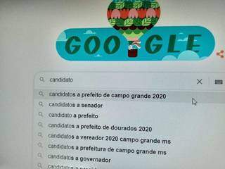 Pesquisa feita no principal mecanismo de busca da internet, o Google (Foto: Guilherme Correia)