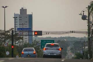Principal via de Campo Grande, a Avenida Afonso Pena é &#39;campeã&#39; de acidentes há três anos (Foto: Henrique Kawaminami)