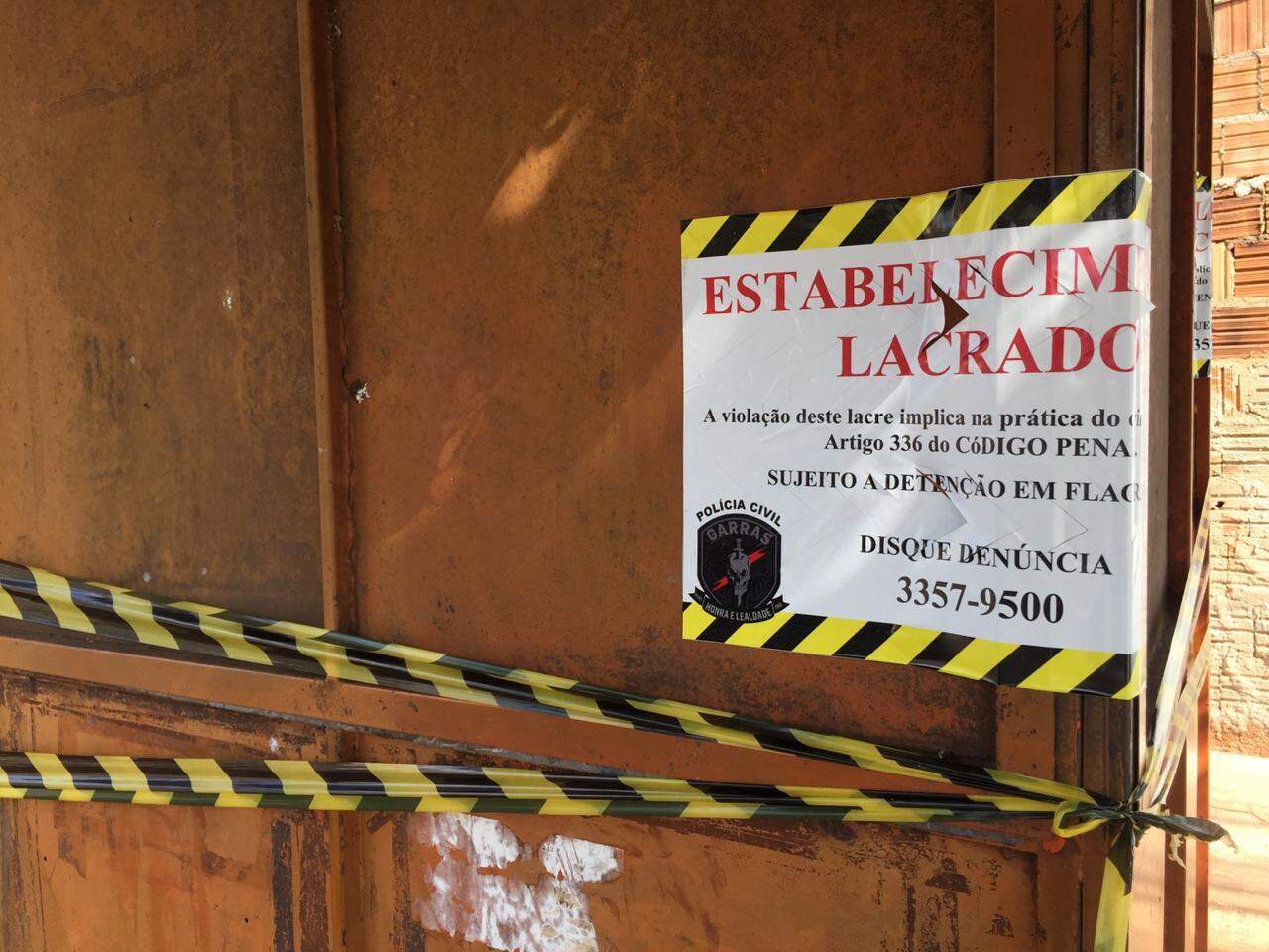 Polícia faz arrastão nas bancas do jogo do bicho em Curitiba