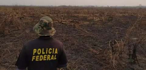 PF já tem provas contra 4 fazendeiros por fogo no Pantanal de MS
