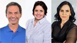 Marquinhos, Cris Duarte e Sidnéia registram hoje suas candidaturas (Foto: Reprodução)
