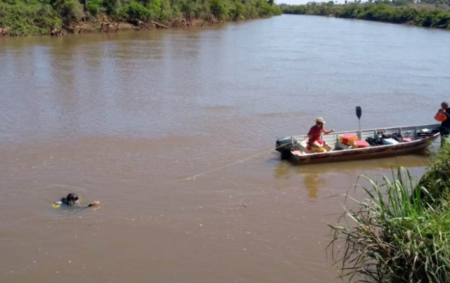 Corpo &eacute; encontrado quase 72h ap&oacute;s pescador desaparecer no Rio Amambai