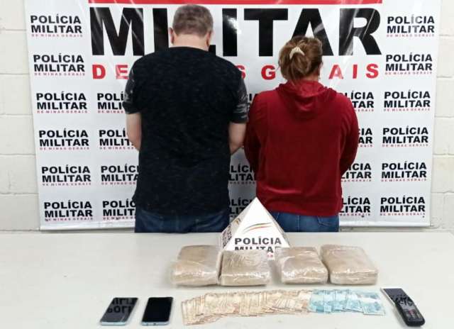 Empres&aacute;rio de MS e mulher s&atilde;o presos com maconha no interior de MG