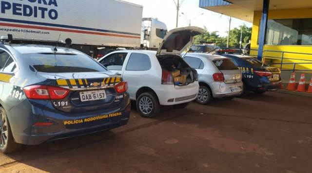 PRF prende cinco traficantes com 228 kg de maconha na BR-163