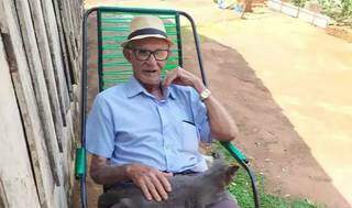 Raymundo Rosa, 92 anos, morreu neste domingo (27). (Foto: Reprodução/Itaporã News)