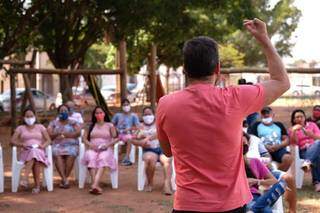 Pedro Kemp (PT) lançou sua campanha na Praça Cuiabá, em Campo Grande (Foto: Reprodução - Facebook)
