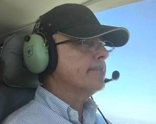 Donato Lemos Beraldo, que pilotava o avião, em foto nas redes sociais. (Foto: Reprodução do Facebook)