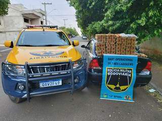 Traficante &eacute; preso na MS-395 com 90 quilos de coca&iacute;na que seria entregue em SP 