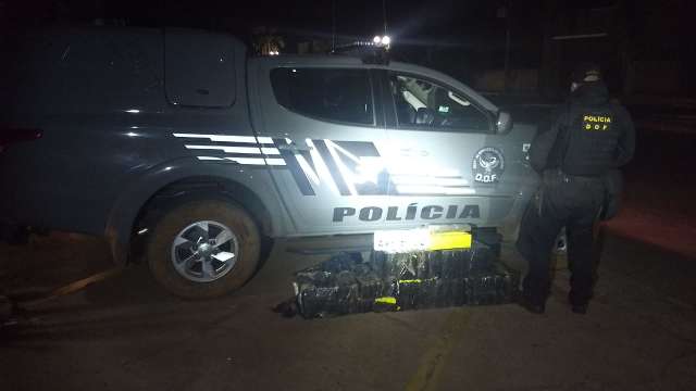 Traficante &eacute; preso a caminho de SP com 136 quilos de maconha 