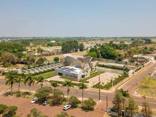 Imagem aérea de crematório na Vila Nasser. (Foto: Fellipe Lima)