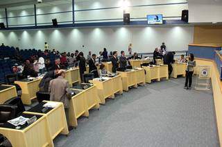 Plenário da Câmara Municipal de Campo Grande, no ano de 2014 (Foto: Divulgação - CMCG)