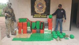 Senad apreende meia tonelada de maconha em entreposto do tr&aacute;fico na divisa de MS