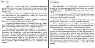 Cabedelo ou Ant&ocirc;nio Jo&atilde;o? Candidato plagia plano de Governo de cidade da PB