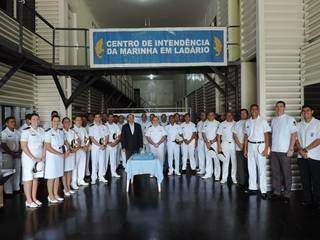 Imagem de comemoração dos 24 anos da Intendência da Marinha em Ladário. (Foto: Divulgação)