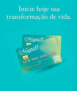 Faça já o Cartão Magrass e aproveite para parcelar seu tratamento sem comprometer seu limite de cartão de crédito. (Foto: Divulgação)