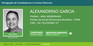 Alexandrino é prefeito de Aral Moreira e foi condenado a 4 anos por tráfico de drogas. (Foto: Reprodução)