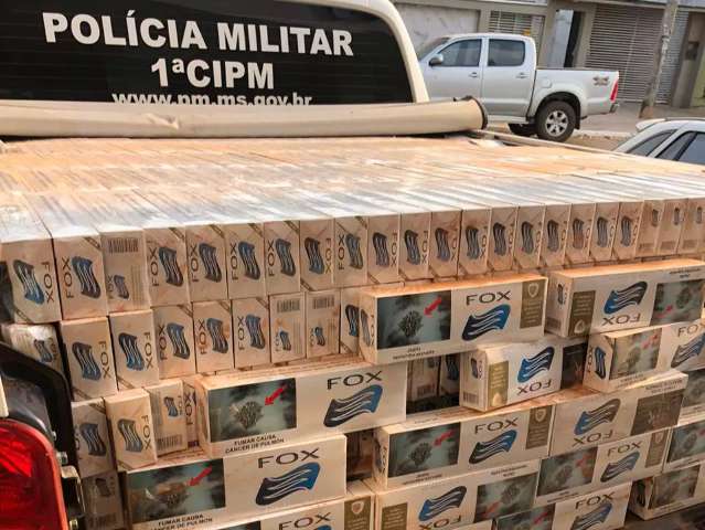 Cinco pessoas s&atilde;o presas por contrabando de cigarros em &aacute;rea rural