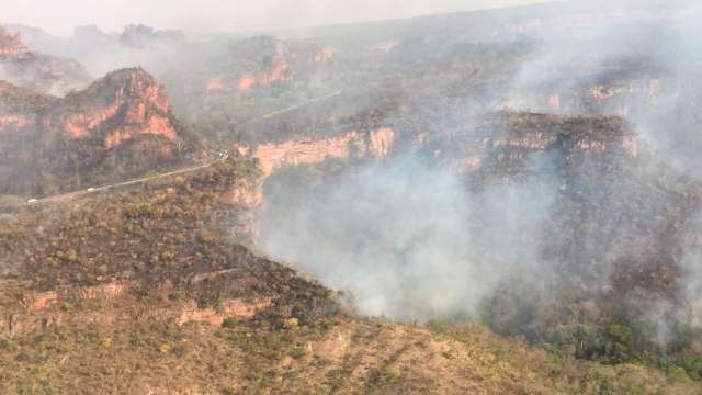 Meio Ambiente quer usar 20 mil litros de retardante pol&ecirc;mico em MT