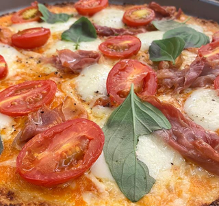 Pizza com massa de couve-flor. (Foto: Arquivo Pessoal)