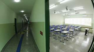 Com estrutura maior, escola ampliou número de vagas (Foto: Chico Ribeiro - Governo MS)