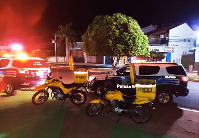 Ladr&otilde;es furtam at&eacute; motos usadas pelos Correios para entregas