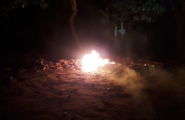 Vizinhos acionam pol&iacute;cia e morador &eacute; multado por atear fogo em terreno 