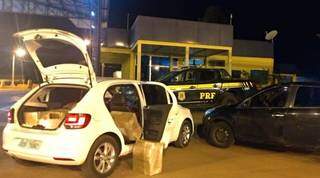 PRF prende traficantes com quase 400 kg de maconha na BR-163