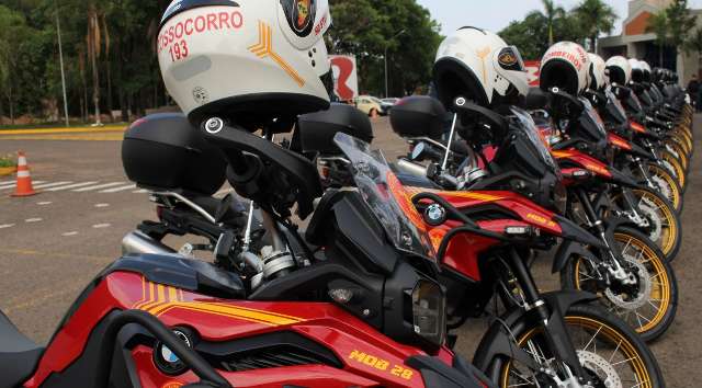 Governo do Estado entrega 20 motocicletas para seguran&ccedil;a e resgate