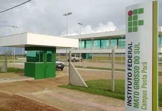Campus do IFMS em Ponta Porã é uma das unidades onde estão sendo oferecidas vagas. (Foto: Divulgação) 