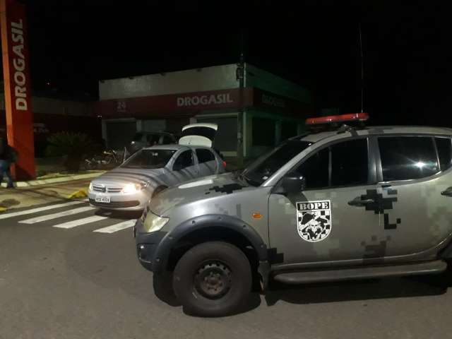Preso em tentativa de furto a farm&aacute;cia diz que foi contratado para fazer corrida