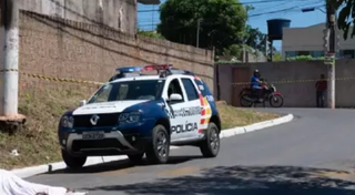 Local onde policial foi morto, em Cuiabá, em março do ano passado (Foto: Site Olhar Direto/Reprodução)