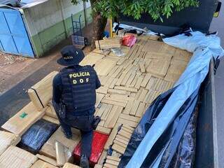 Dupla &eacute; presa com carga de maconha avaliada em R$ 9 milh&otilde;es 