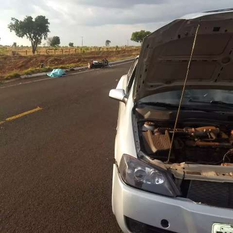 Motociclista de 32 anos atinge traseira de carro e morre na MS-436