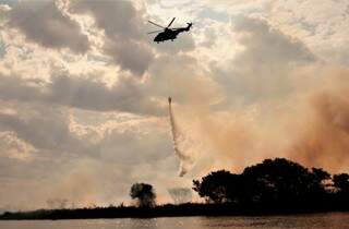 Aeronave deve ser adquirida pelo governo do Estado para combater incêndios florestais, mas ainda não há detalhamentos. (Foto: Governo de MS)